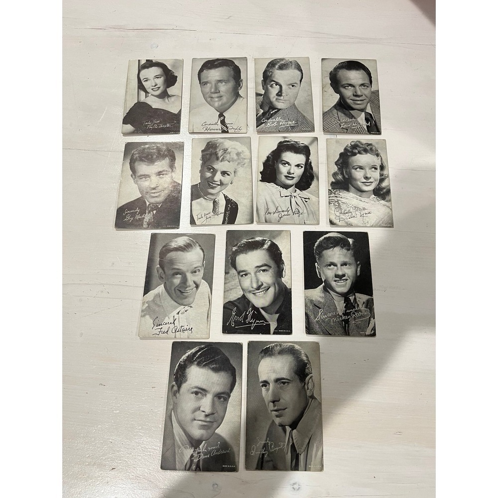 VINTAGE ARCADE EXHIBIT‎ CARD LOT 1950s